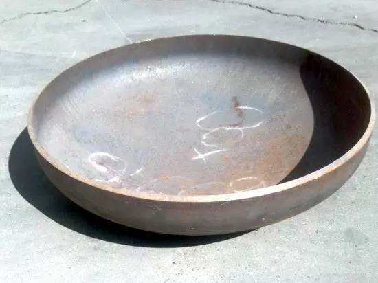 sekélydomború edényfenék